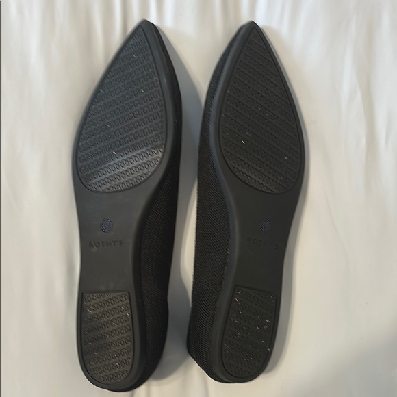 Rothy's Women's Black Flats PERFECT CONDITION sz 10 - Picture 4 of 9